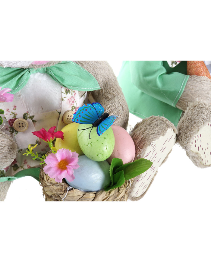 FIGURA FIBRA POLIESTER 28X22X40 CONEJO 2 SURT.