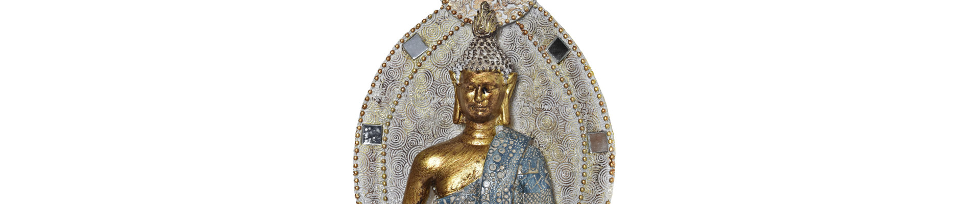 FIGURA RESINA 12,3X7,7X21,5 BUDA 2 SURT.