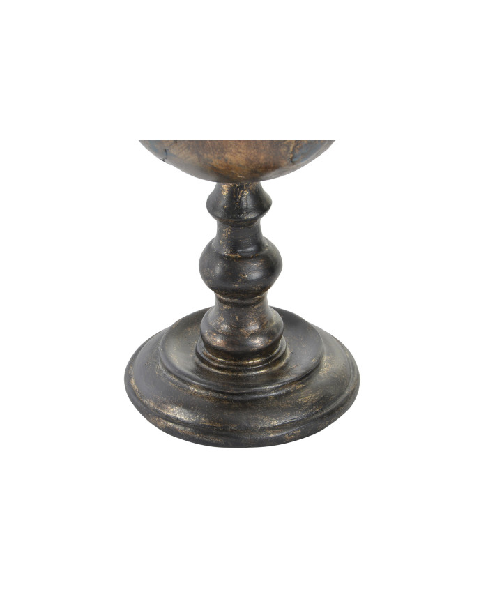 FIGURA RESINA 27X11X39 GIMNASTA ENVEJECIDO DORADO