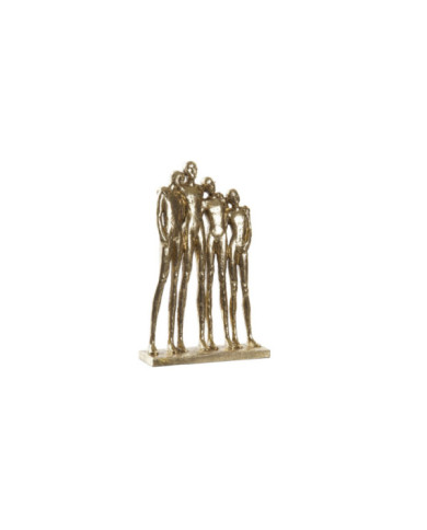 FIGURA RESINA 18,5X6,5X28 AMIGOS DORADO