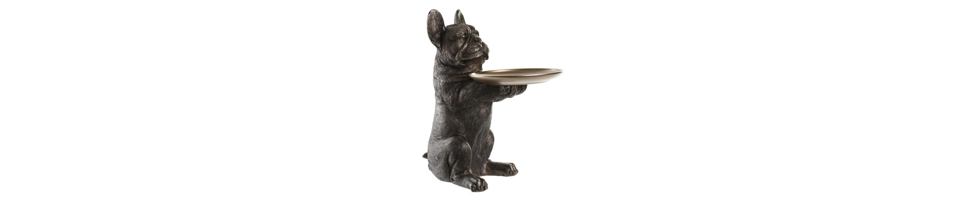FIGURA RESINA 20X41X42 BULLDOG ENVEJECIDO COBRIZO
