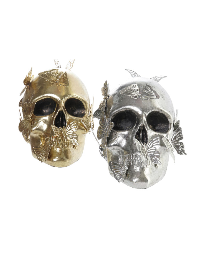 FIGURA RESINA 20,5X16X15,5 CALAVERA 2 SURT.