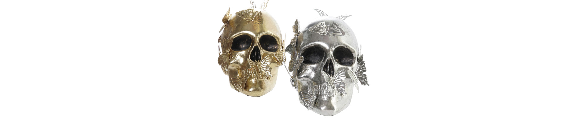 FIGURA RESINA 20,5X16X15,5 CALAVERA 2 SURT.
