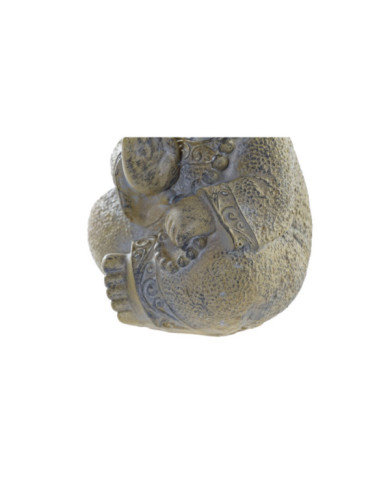 FIGURA RESINA 11X8,5X15,5 MONJE GRIS CLARO