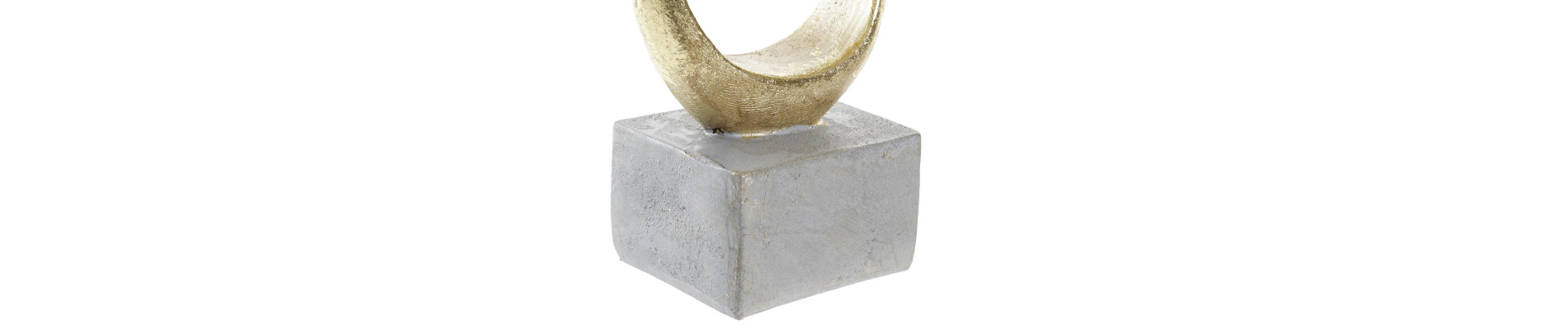 FIGURA METAL 12X8X25 DORADO