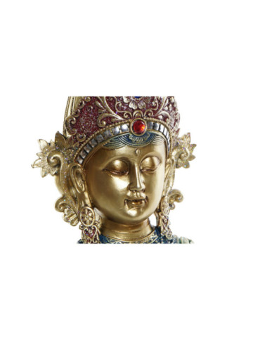 FIGURA RESINA METAL 15X7X38 BUDA CABEZA DORADO