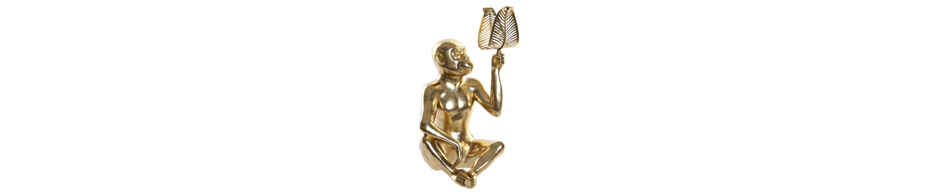 FIGURA RESINA 15,5X13,5X40,5 GORILA 2 SURT.