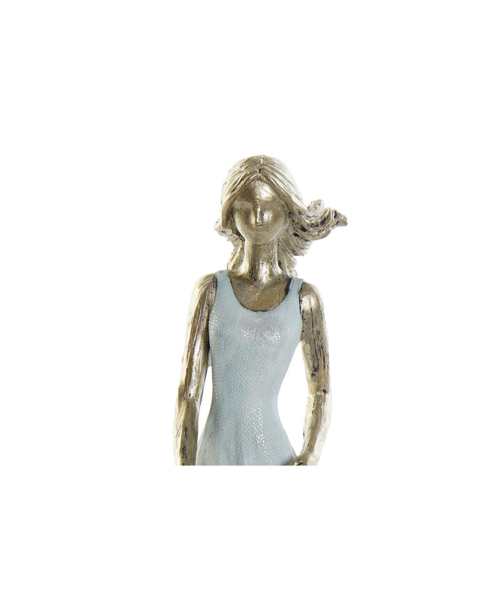FIGURA RESINA 16X9,5X24 FAMILIA AZUL