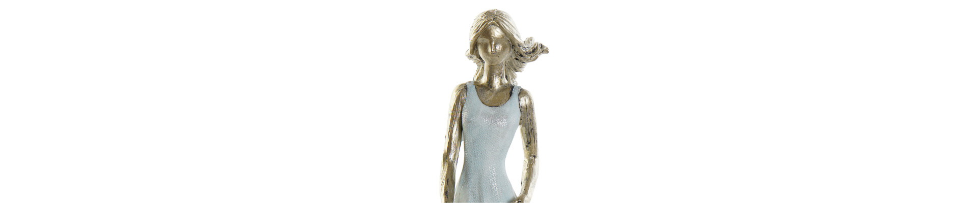 FIGURA RESINA 16X9,5X24 FAMILIA AZUL