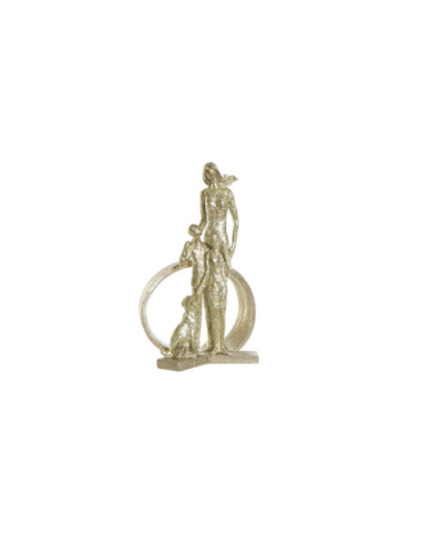 FIGURA RESINA 26X14,5X39 FAMILIA DORADO