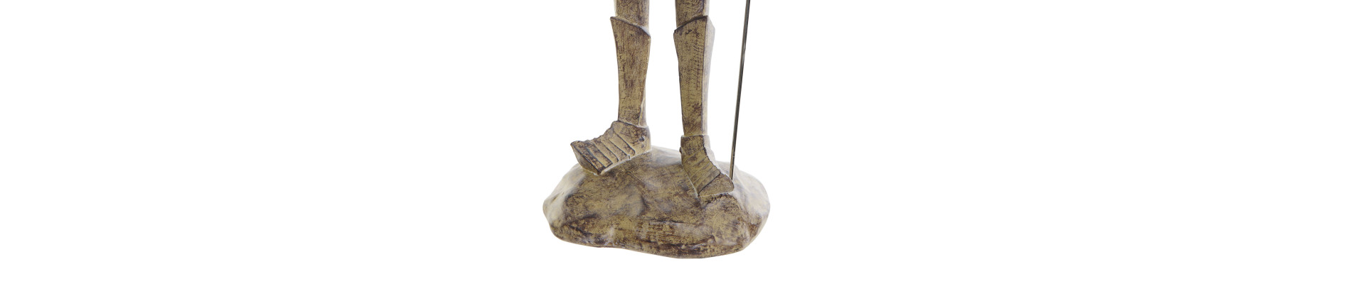 FIGURA RESINA 16,5X15X58,5 QUIJOTE MARRON