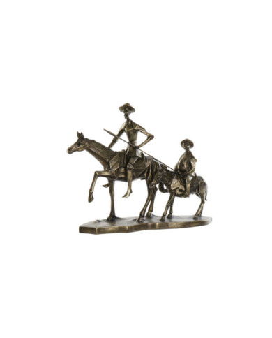 FIGURA RESINA 43X12,5X34 QUIJOTE COBRIZO
