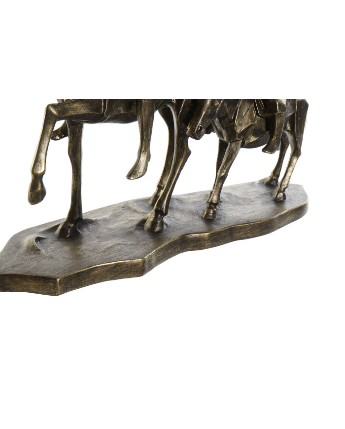 FIGURA RESINA 43X12,5X34 QUIJOTE COBRIZO