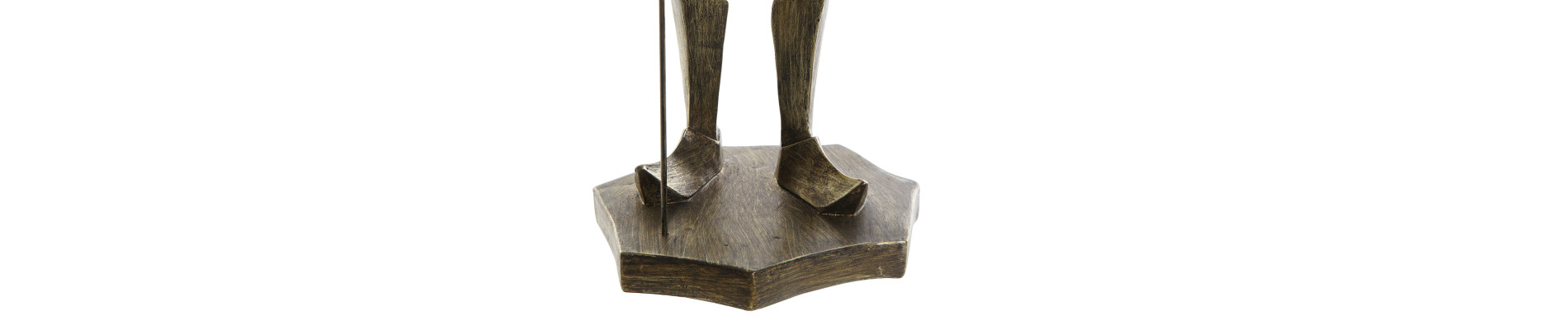 FIGURA RESINA 17,5X15,5X57,5 QUIJOTE COBRIZO