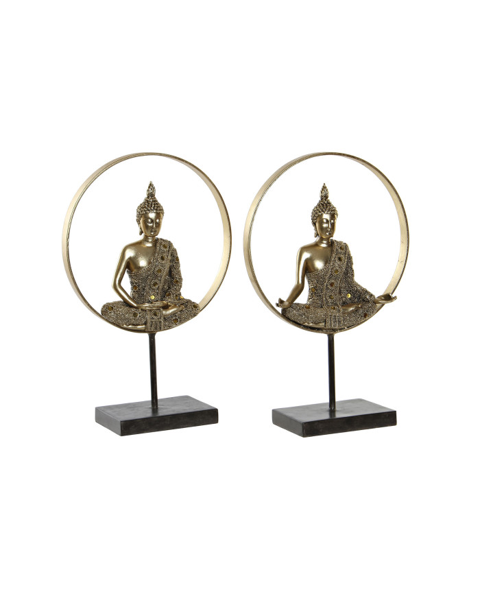 FIGURA RESINA METAL 26X11X40 BUDA 2 SURT.