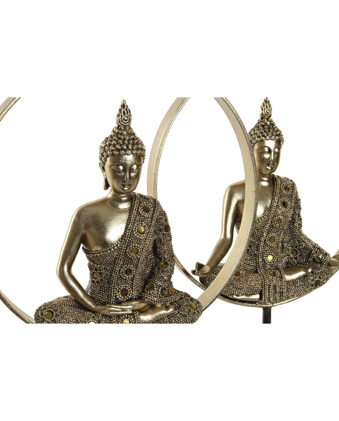 FIGURA RESINA METAL 26X11X40 BUDA 2 SURT.