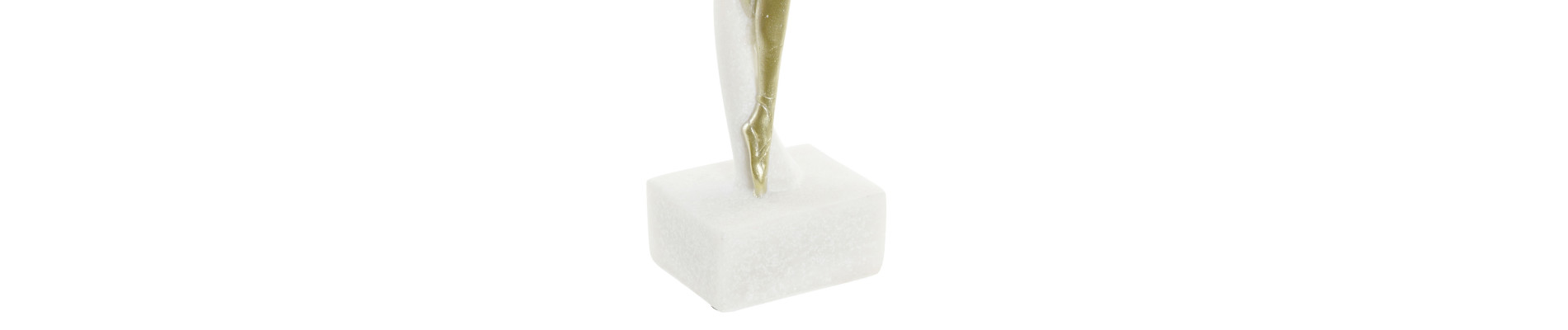 FIGURA RESINA 13,5X12,5X40 BAILARINA CUARZO BLANCO