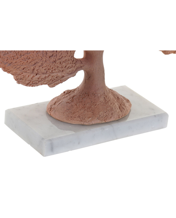 FIGURA RESINA MARMOL 41,5X8X39,5 CORAL