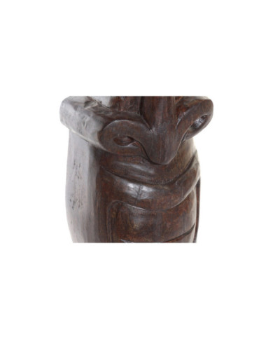 FIGURA MANGO 15X10X44,5 ABORIGEN TALLADO MARRON