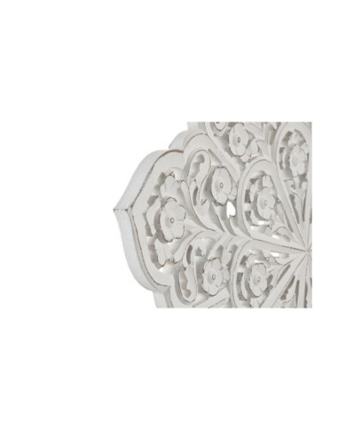 DECORACION PARED MDF 60X1,5X60 ESTRELLA BLANCO