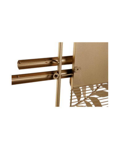 DECORACION PARED METAL 105,4X6,4X67,3 ABSTRACTO