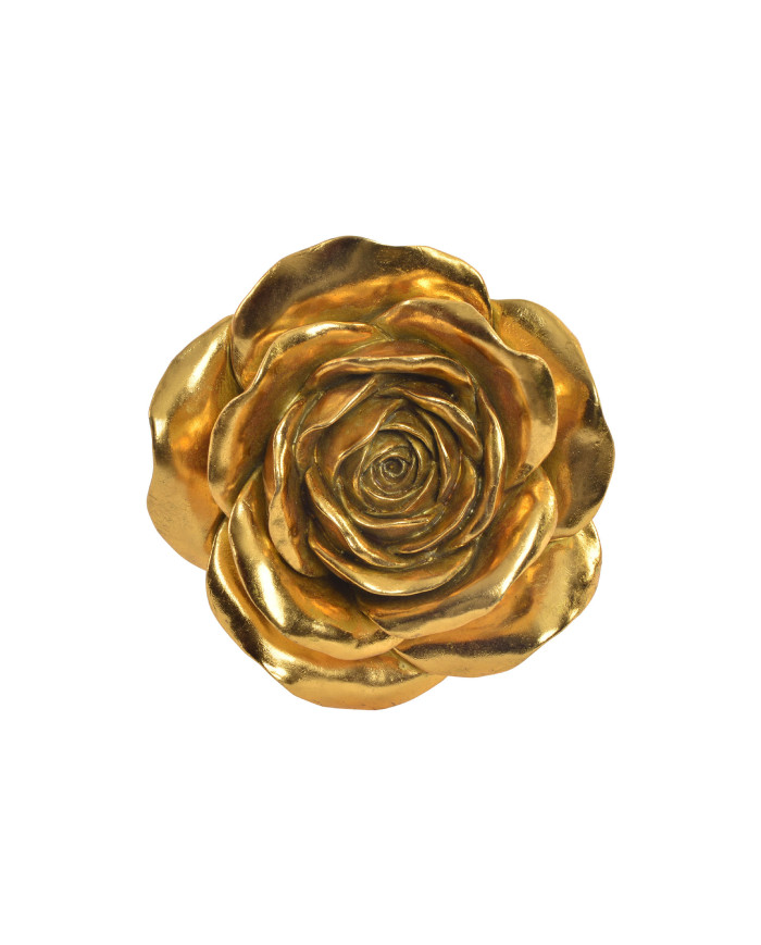 DECORACION PARED RESINA 18X8X18 FLOR ENVEJECIDO