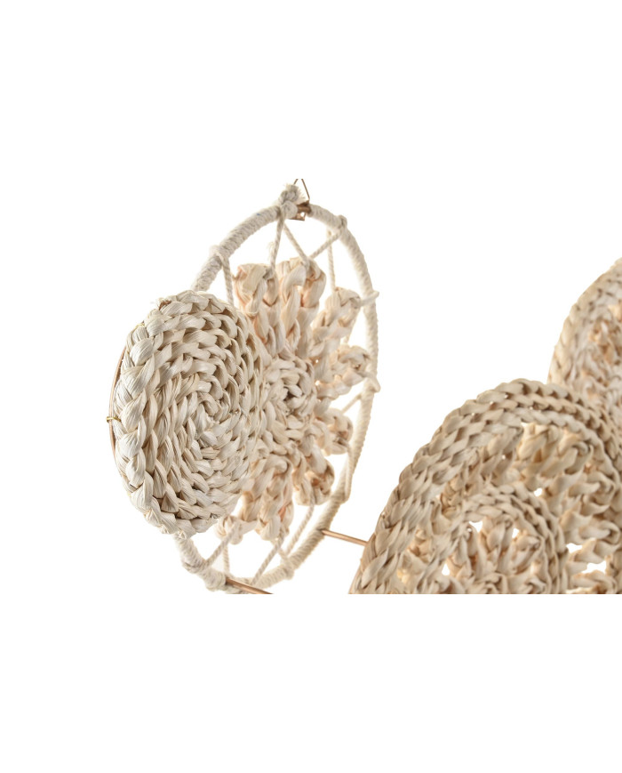 DECORACION PARED FIBRA MAIZ 79X7X41,5 NATURAL