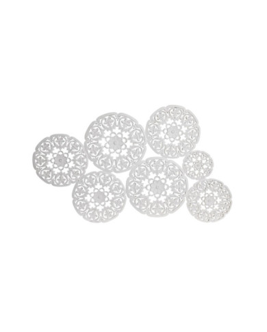 DECORACION PARED MDF 120X1,5X70 BLANCO