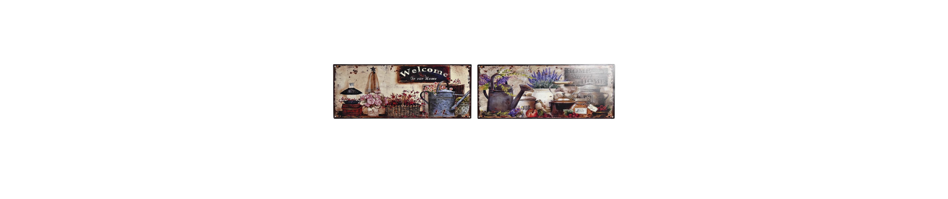 DECORACION PARED METAL 50X1X20 LAVANDA 2 SURT.