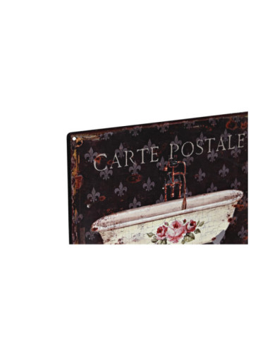 DECORACION PARED METAL 30X1X30 BAÑO 2 SURT.
