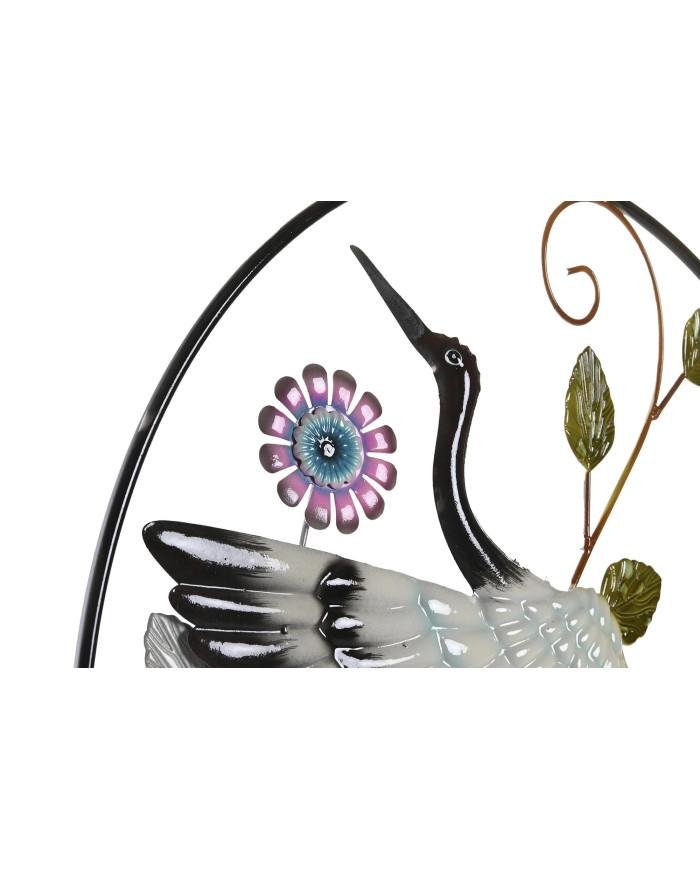 DECORACION PARED METAL 61X2,5X61 GARZA 2 SURT.