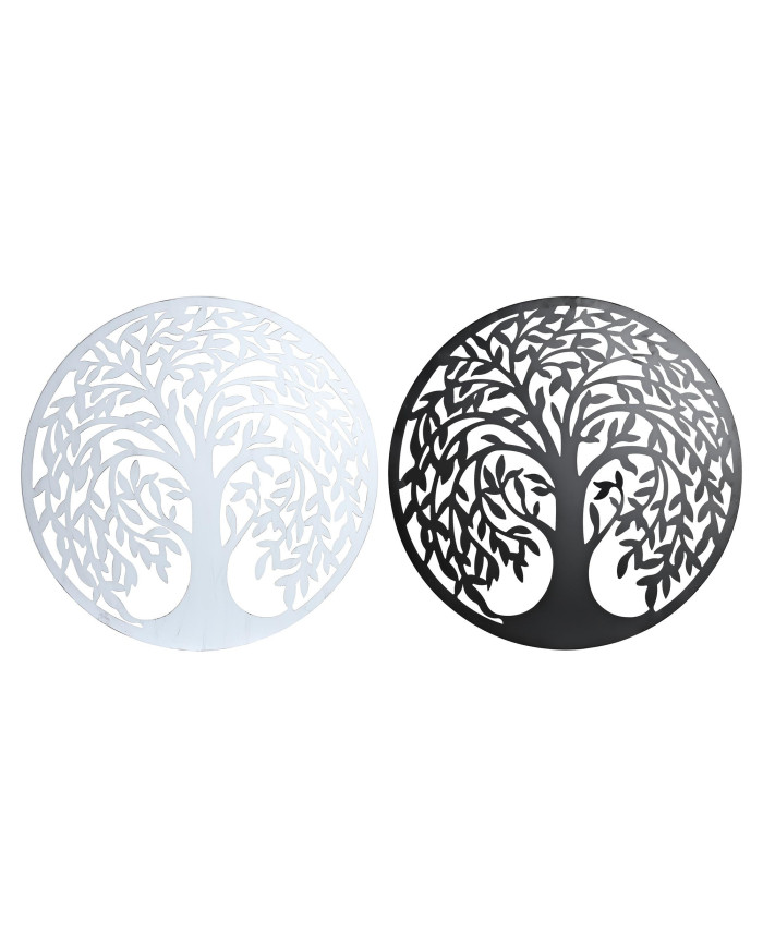 DECORACION PARED METAL 100X1X100 ARBOL 2 SURT.