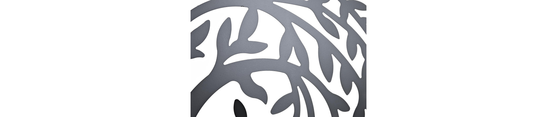 DECORACION PARED METAL 100X1X100 ARBOL 2 SURT.