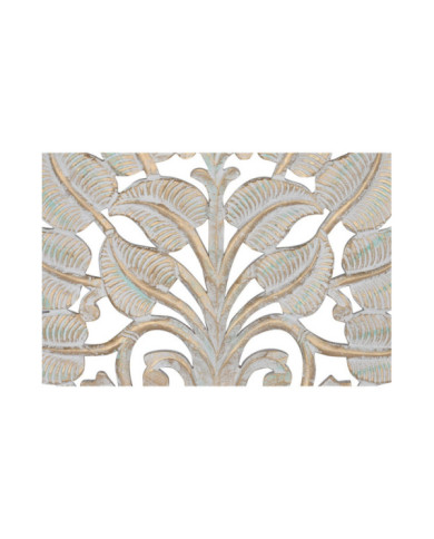 DECORACION PARED MDF 90X2X90 ARBOL DECAPE BLANCO