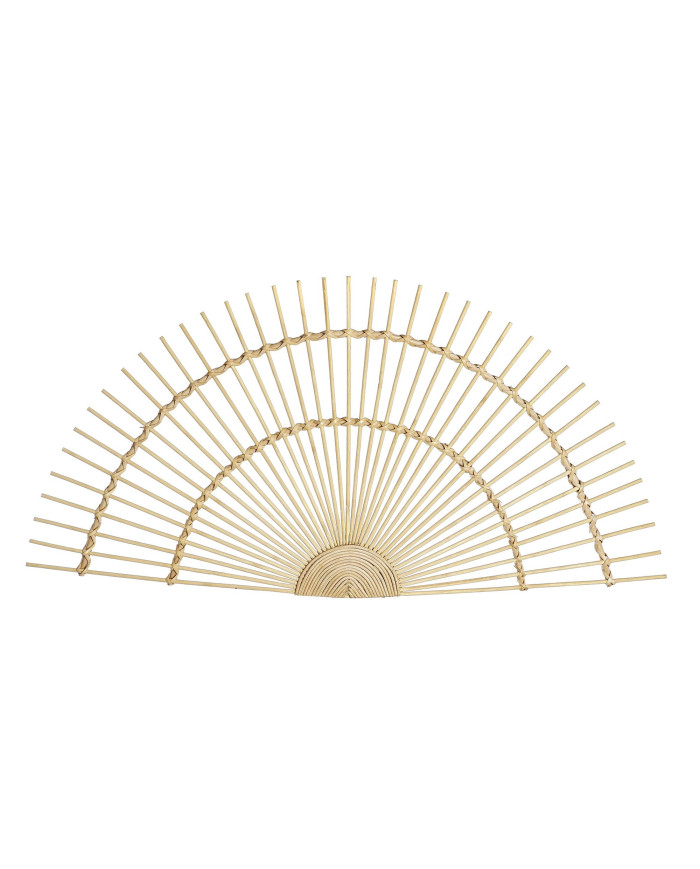 DECORACION PARED BAMBU 80X2X40 ABANICO NATURAL
