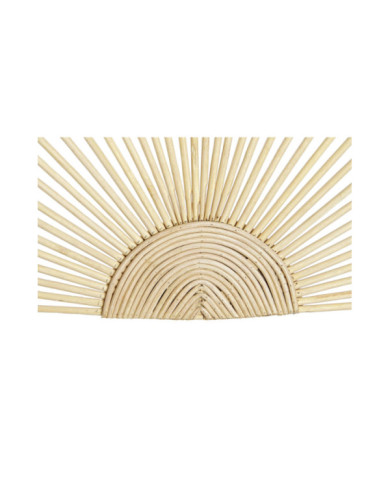 DECORACION PARED BAMBU 80X2X40 ABANICO NATURAL
