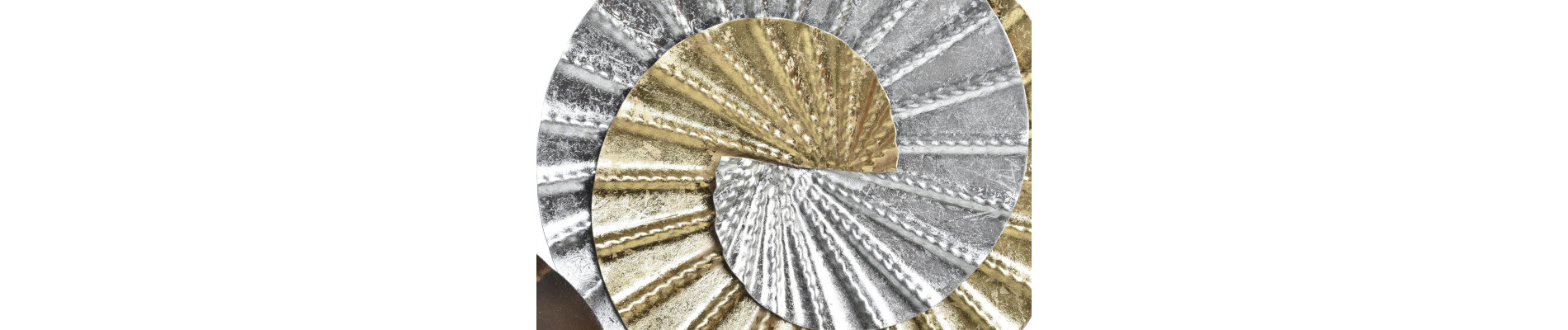 DECORACION PARED METAL 104X4,5X43 ESPIRAL