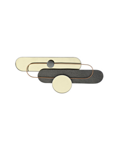DECORACION PARED METAL PVC 96X5X40,6 MODERNO