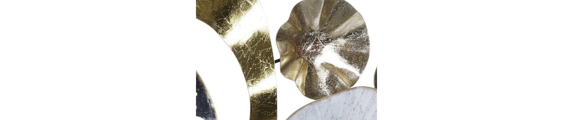 DECORACION PARED METAL 121,3X5,7X57 ABSTRACTO