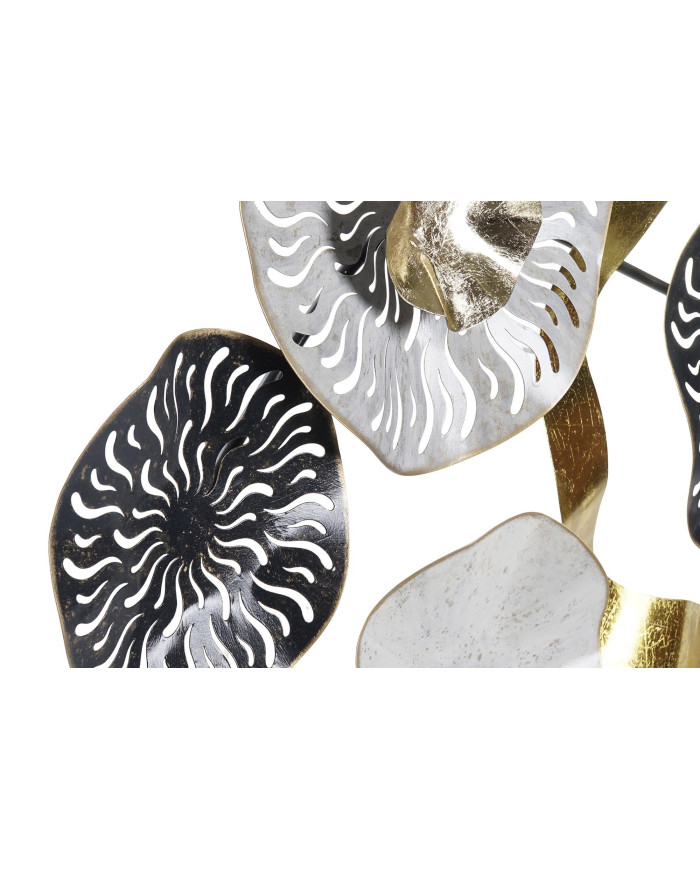 DECORACION PARED METAL 121,3X5,7X57 ABSTRACTO