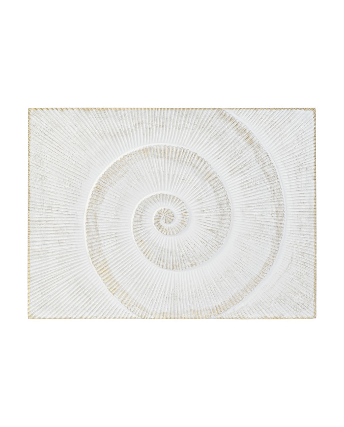 DECORACION PARED MDF 120X3,5X90 ESPIRAL NATURAL