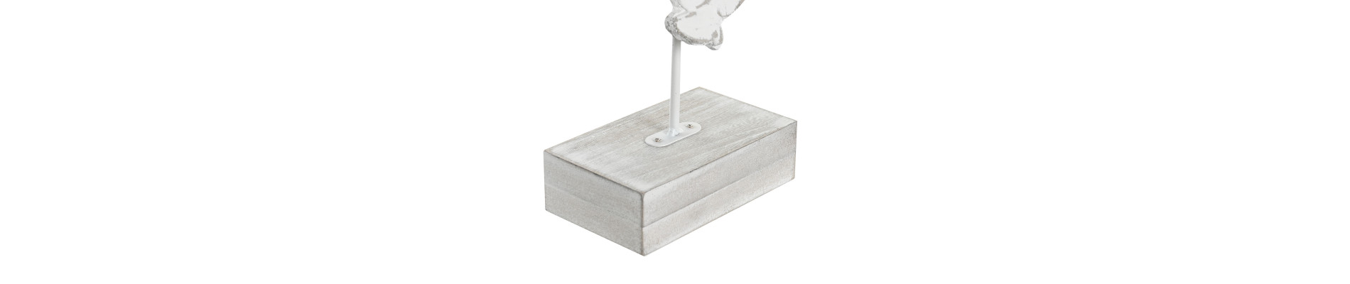 DECORACION MDF METAL 13X8X56 HOJA DESGASTADO