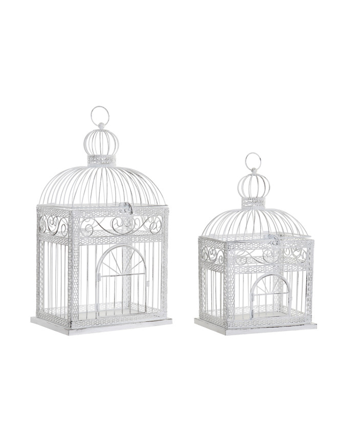 JAULA SET 2 METAL 28X20X54 DECAPE BLANCO