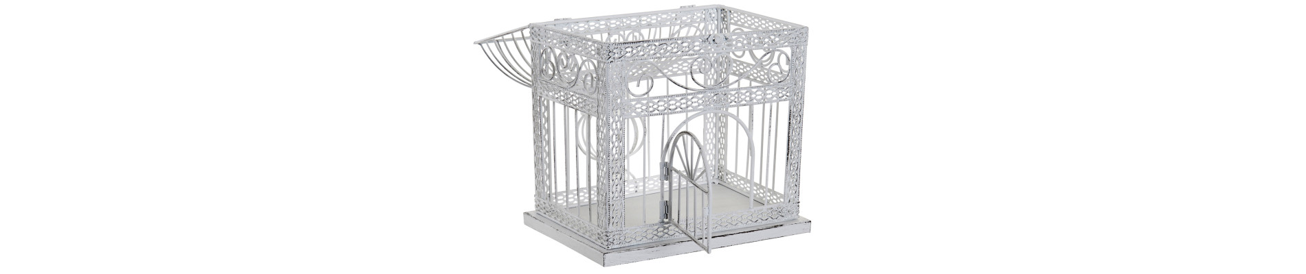 JAULA SET 2 METAL 28X20X54 DECAPE BLANCO