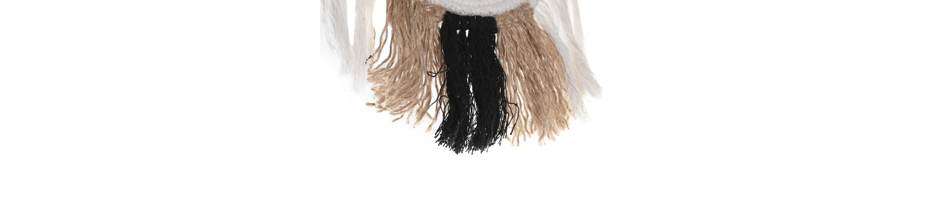 DECORACION COLGANTE ALGODON 35X2X18 BEIGE