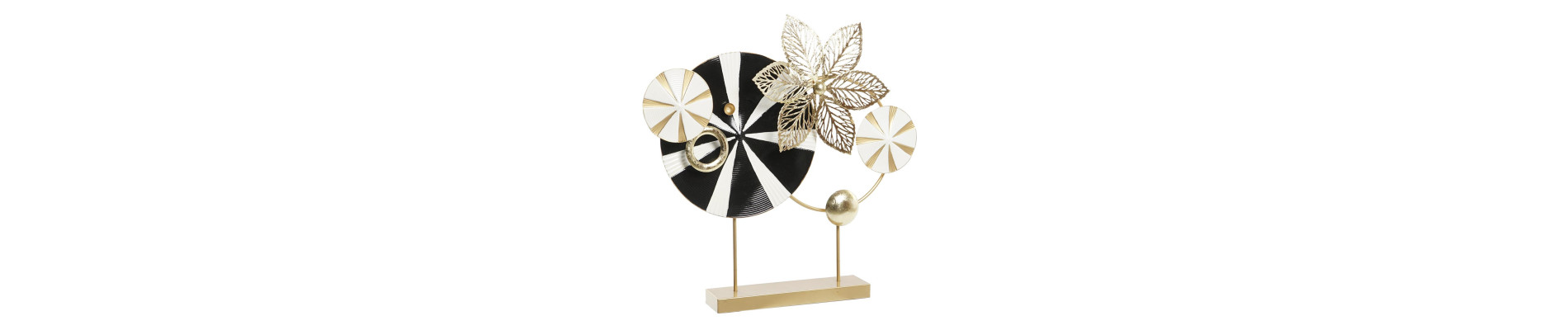 DECORACION METAL 63X9X58,4 MARIPOSAS DORADO