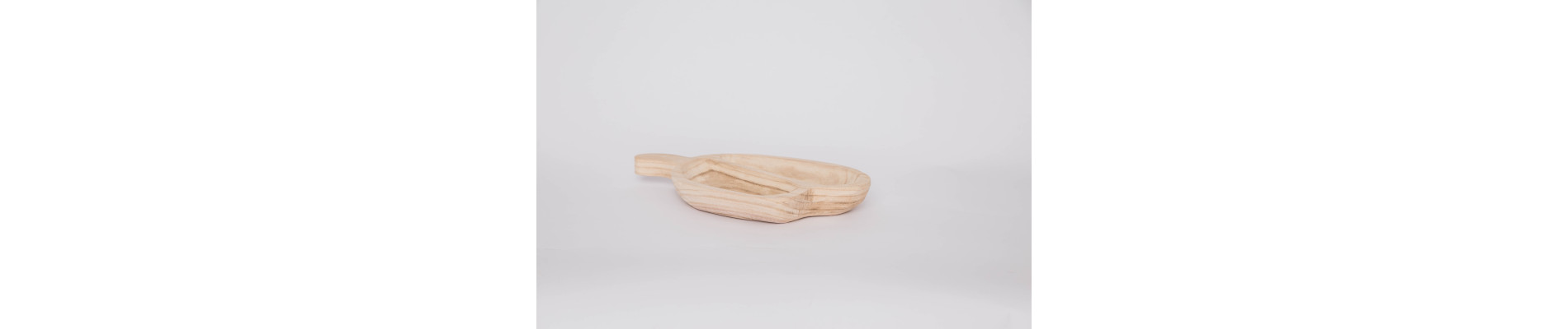 CENTRO MESA PAULOWNIA 38X21X5 DOBLE NATURAL