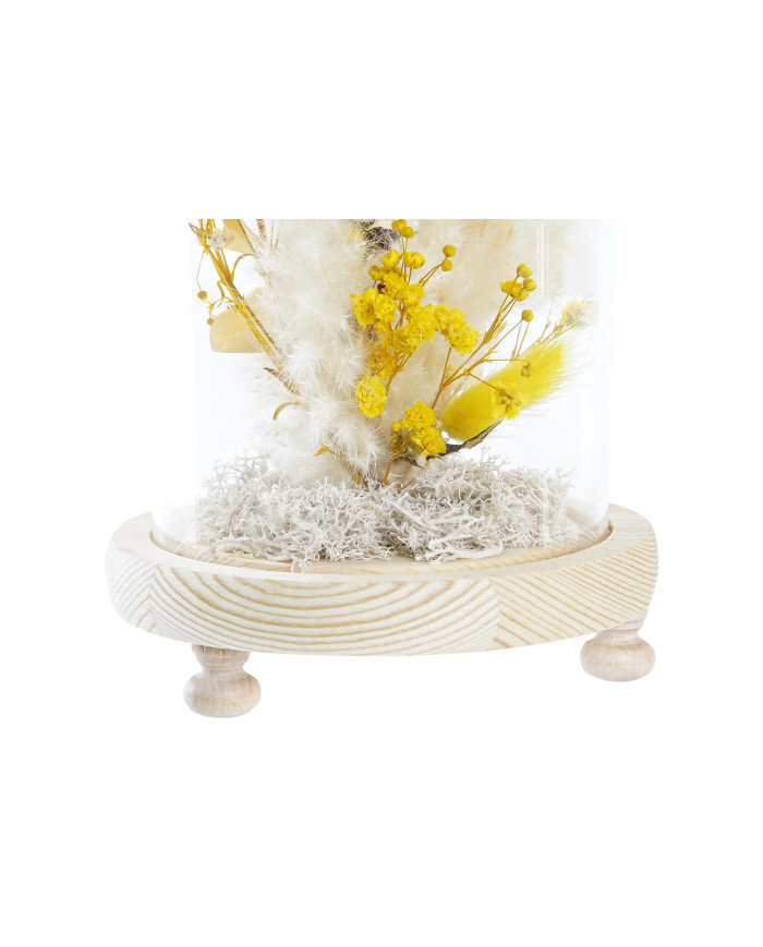 DECORACION FLOR SECA CRISTAL 12X12X21 2 SURT.