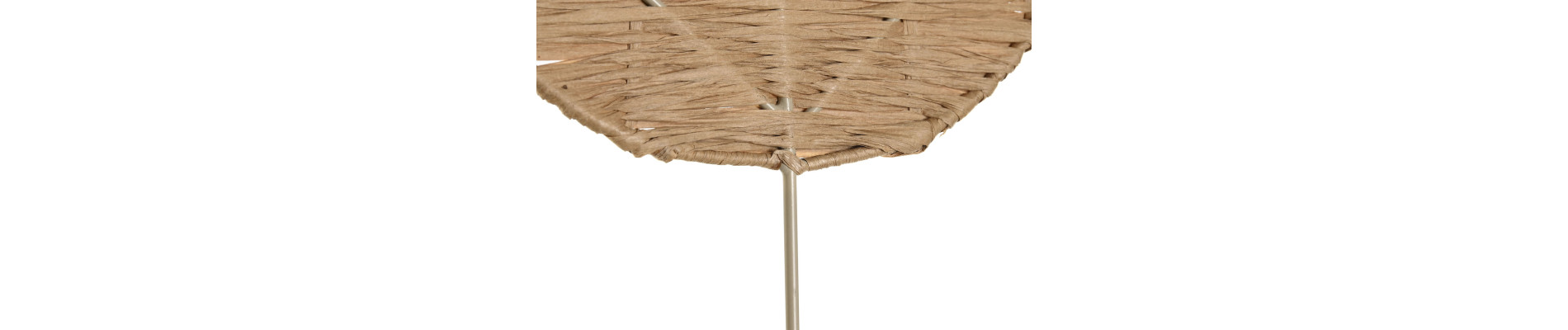 DECORACION FIBRA HIERRO 19X2X92 HOJA NATURAL