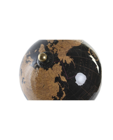 GLOBO TERRAQUEO METAL 20X20X47 DORADO